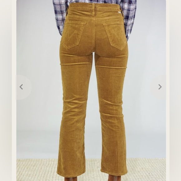 Mother Denim The Outsider Crop Cord Pants - Picture 2 of 6